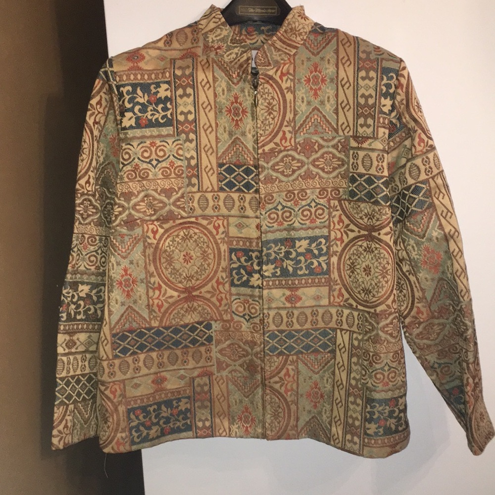 Asian inspired Tapestry Jacket